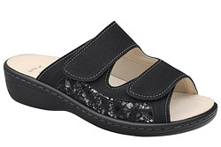 Klapki Dr Brinkmann 700604-01 K Czarne na Haluksy