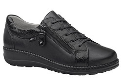 Półbuty na haluksy AXEL Comfort 1814 H Czarne LakierGN