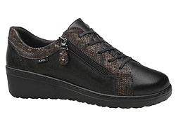 Półbuty AXEL Comfort 1779 H Czarne na 2-zamki