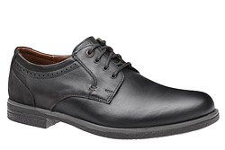 Półbuty KRISBUT 5111-1-9 Czarne sznurowane