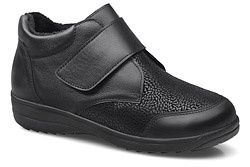 Botki COMFORTABEL 990542-01 H Czarne ocieplane na Haluksy