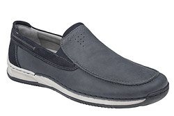 Półbuty Mokasyny JOSEF SEIBEL 51201 Matthias 01 Granatowe wsuwane