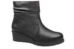 Botki AXEL Comfort 4449 H Czarne na Haluksy ocieplane