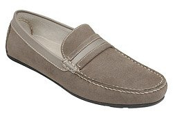 Mokasyny męskie ANDIAMO 6103 Cynowe