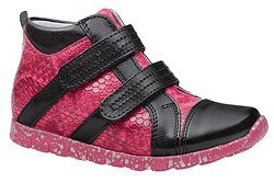 Trzewiki KORNECKI 4898 Fuksja nieocieplane na rzepy