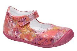 Półbuty Balerinki KORNECKI 4931 Różowe na rzepy