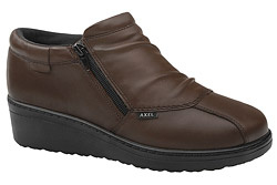 Botki AXEL Comfort 1773 H Brązowe na 2-zamki