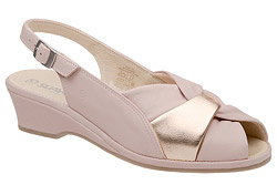Sandały SUAVE Comfortable 710232-42 Pudrowy Róż