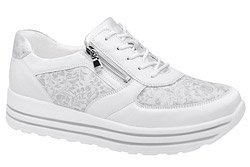 Półbuty WALDLAUFER 758H02 303 H Lana-Soft Białe