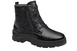 Trzewiki Botki COMFORTABEL 990341-01 H Czarne ocieplane na Haluksy