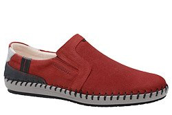 Półbuty wsuwane Mokasyny KRISBUT 5334-2-9 Czerwone