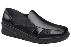 Półbuty COMFORTABEL 940390-01 H Czarne wsuwane